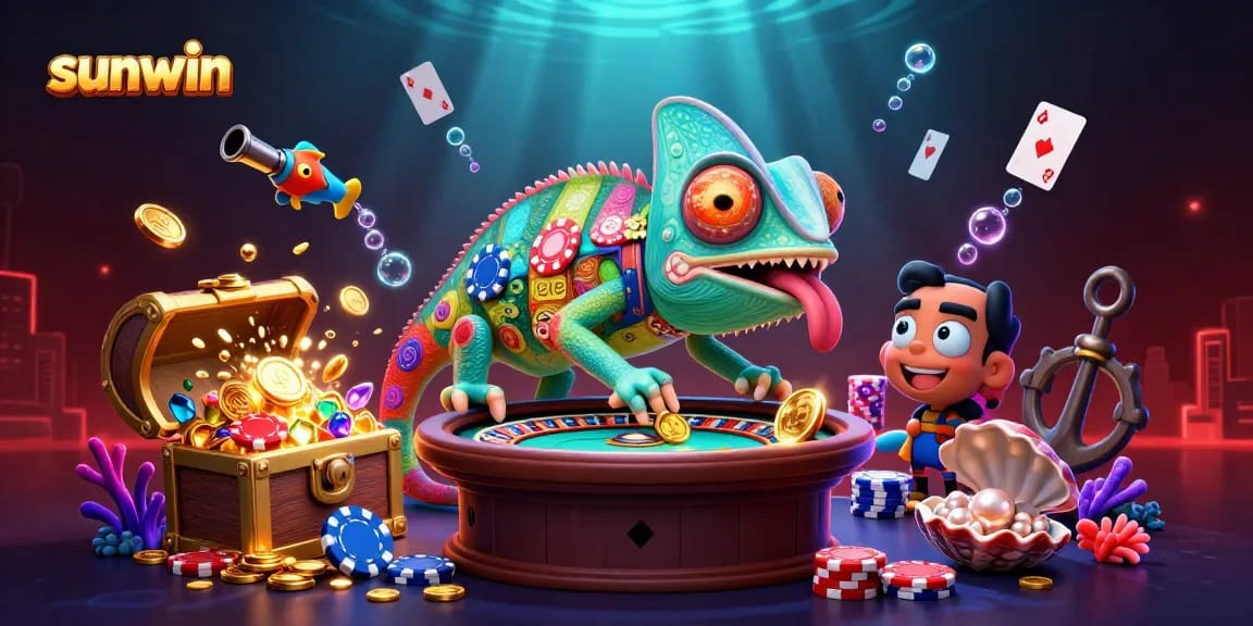 Experience thrilling gameplay with sunwin's vibrant casino features in an enticing underwater scene.