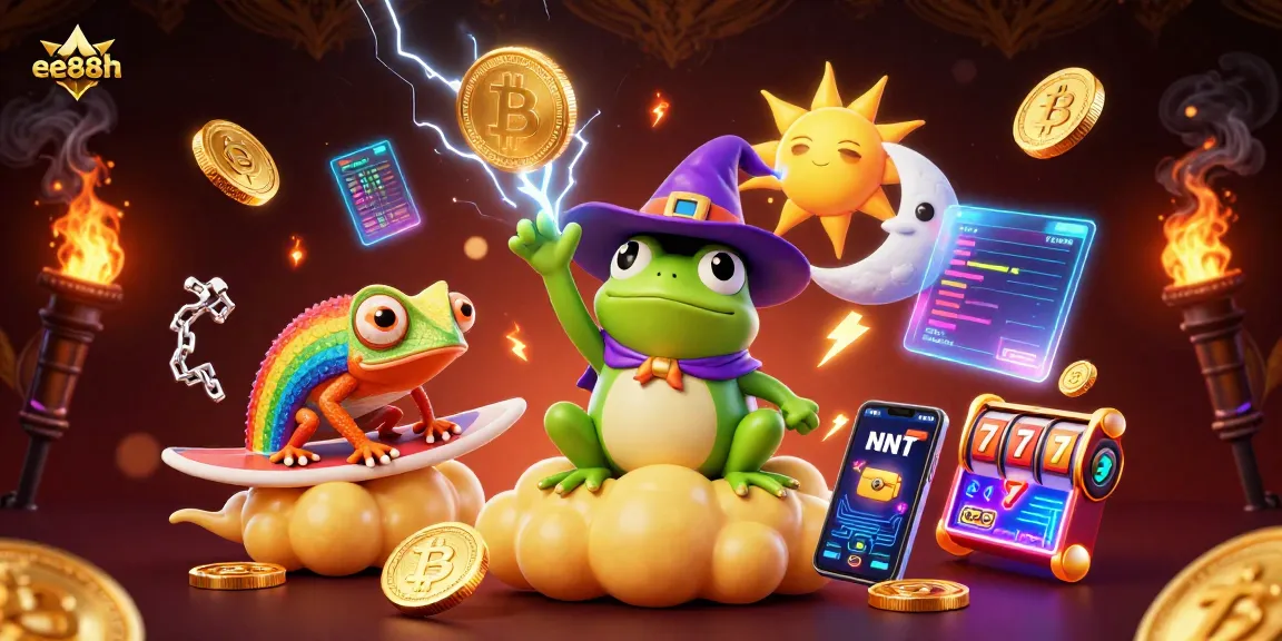 Play with ee88h as a frog wizard creates coin storms, ensuring vibrant, gaming excitement!
