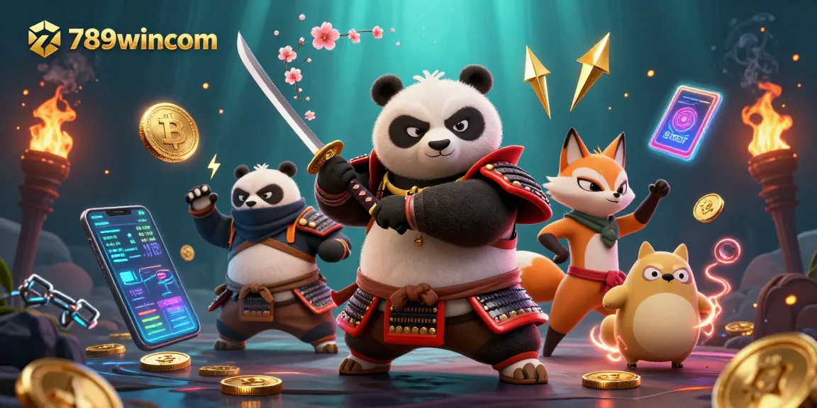 Engage with 789wincom through a vibrant casino adventure with samurai and fox characters!