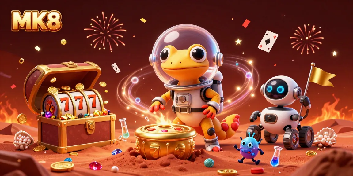 Spin for wins at MK8's thrilling casino adventure with vibrant characters and rich treasures.