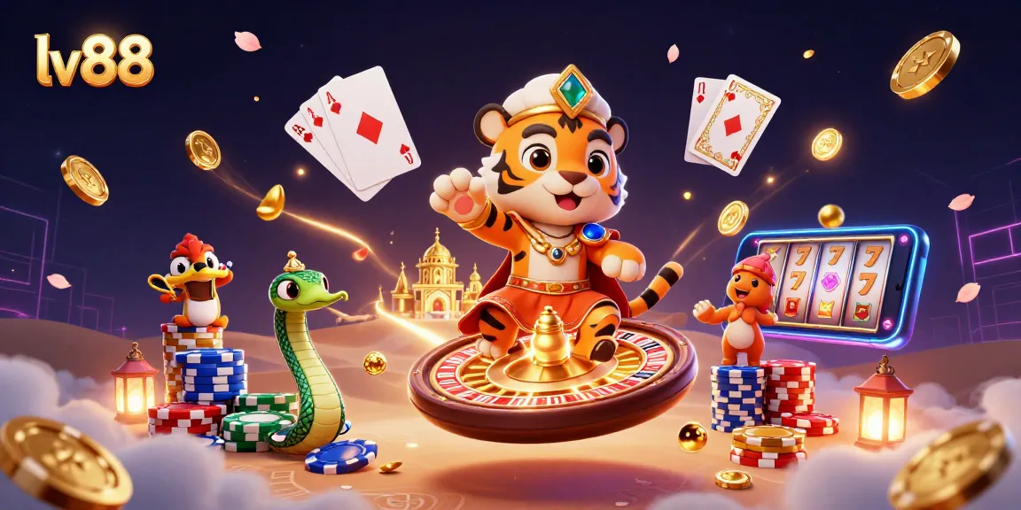 Experience exhilarating gameplay at lv88 with a vibrant casino scene featuring an Arabian tiger sultan and rich visuals.