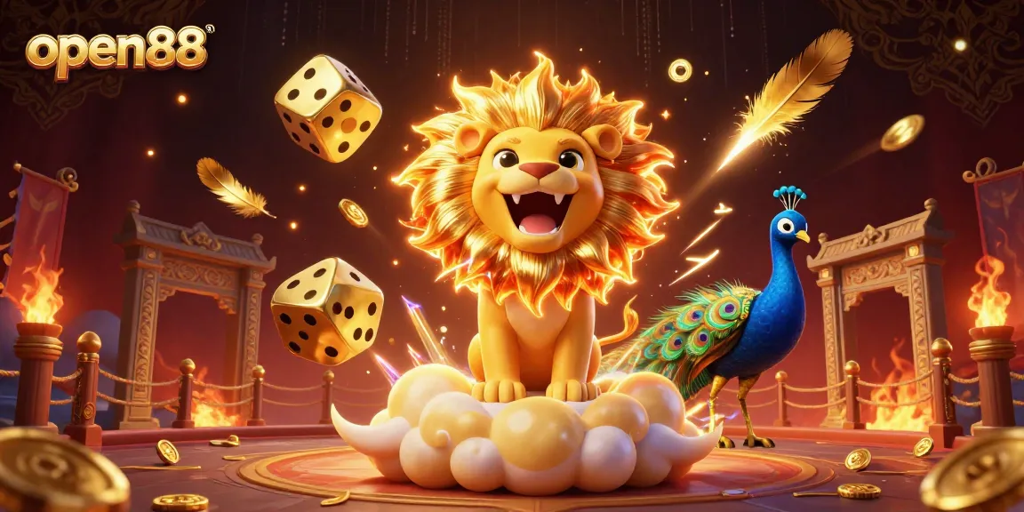 Spin the reels and win big with open88 in a vibrant casino fantasy setting.