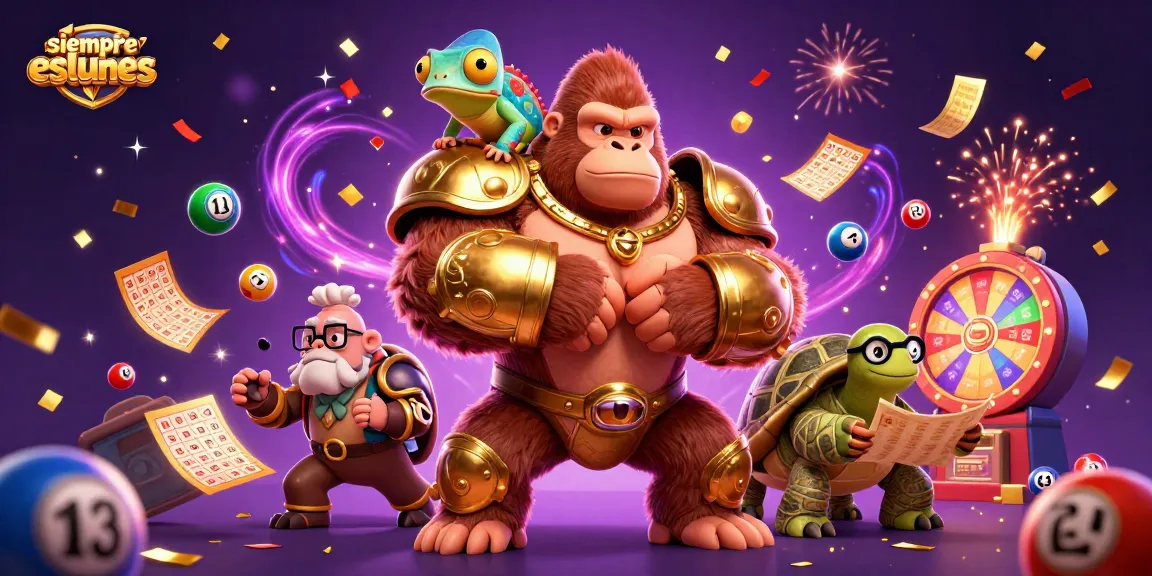Experience strategic winning with siempreeslunes in this vibrant casino celebration illustration.