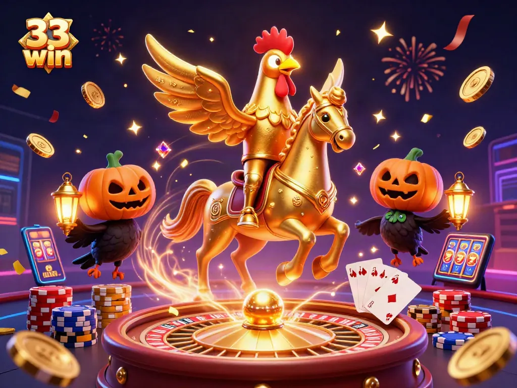 Experience the excitement of 33 win with dazzling casino visuals and captivating characters.