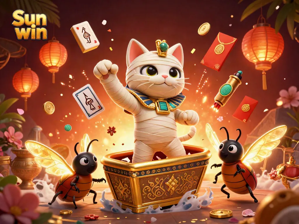 Experience thrilling wins at Sun win's vibrant casino scene with Egyptian themes.